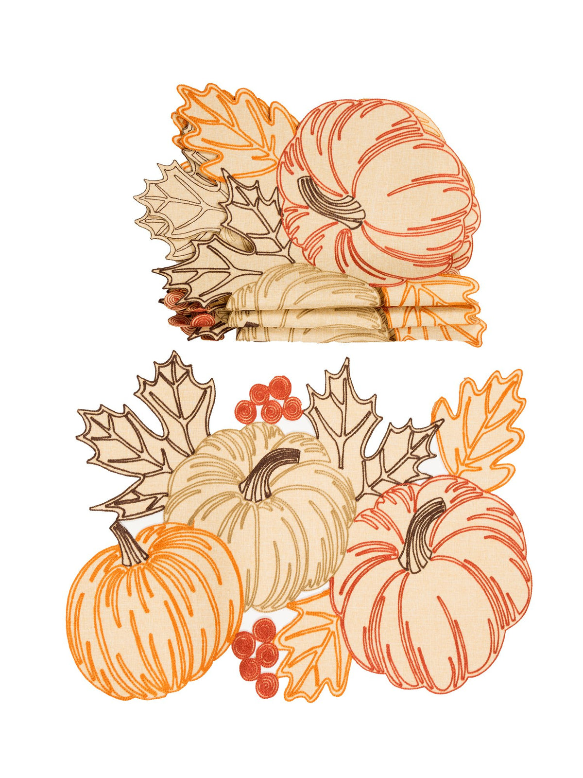 Pumpkin Harvest Placemats | Set of 4