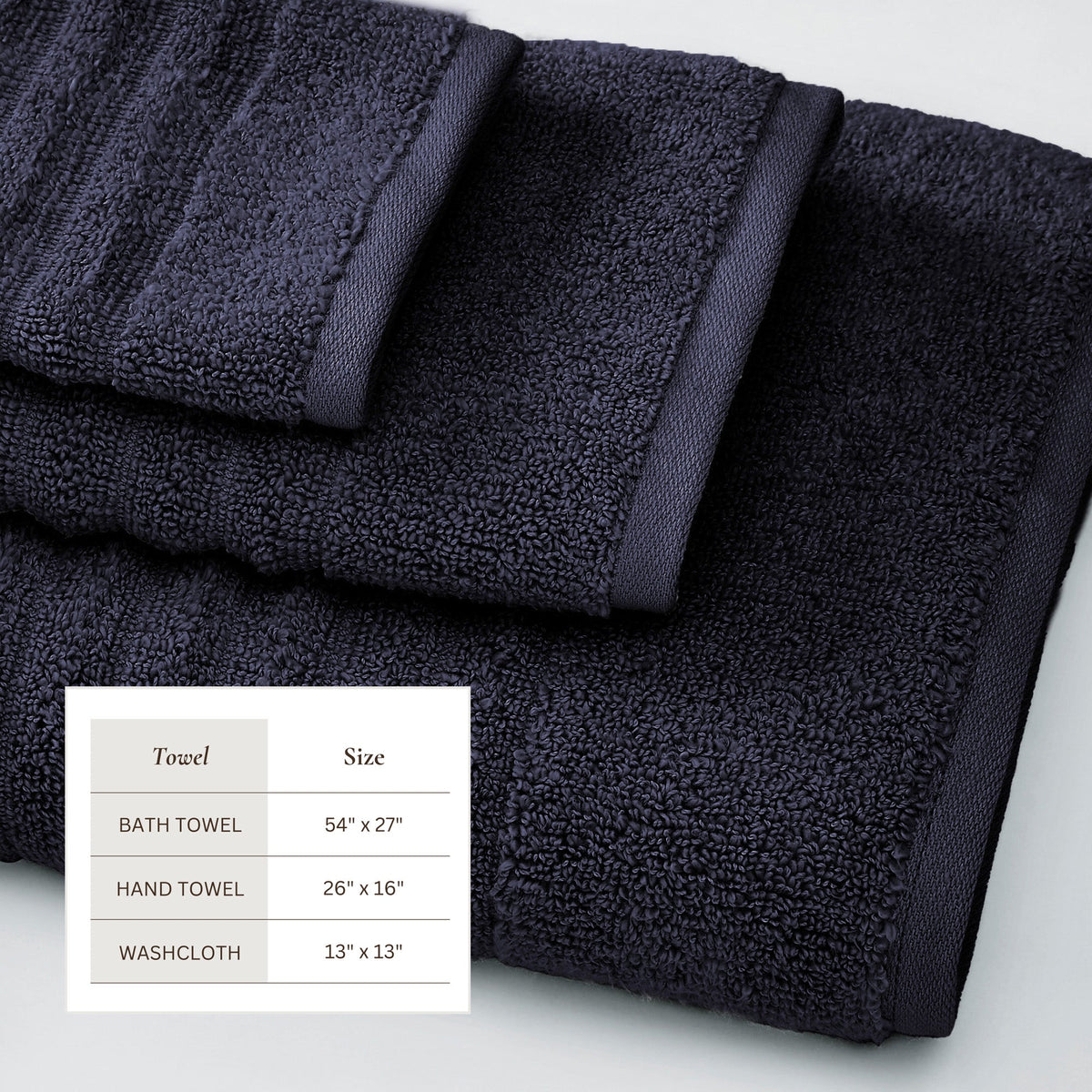 Luxury Combed Cotton Bath Towel Set – Karina Collection