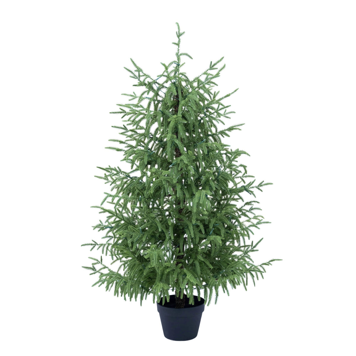 4 – Piece Christmas Tree Set – 2 Trees, Wreath, and Garland