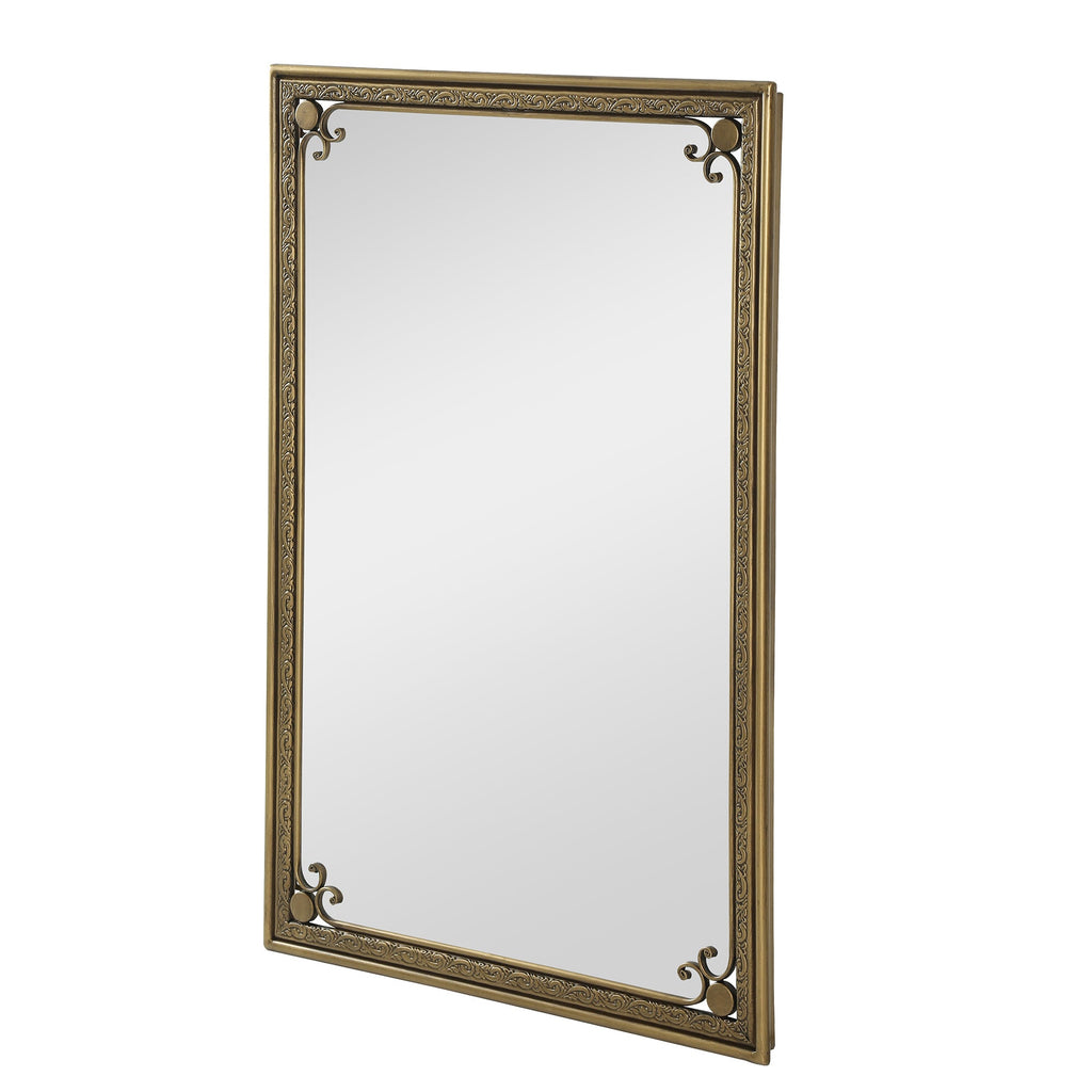 Gold Bathroom Vanity Mirror for Wall 24' x 36' Modern Rectangle Mirror