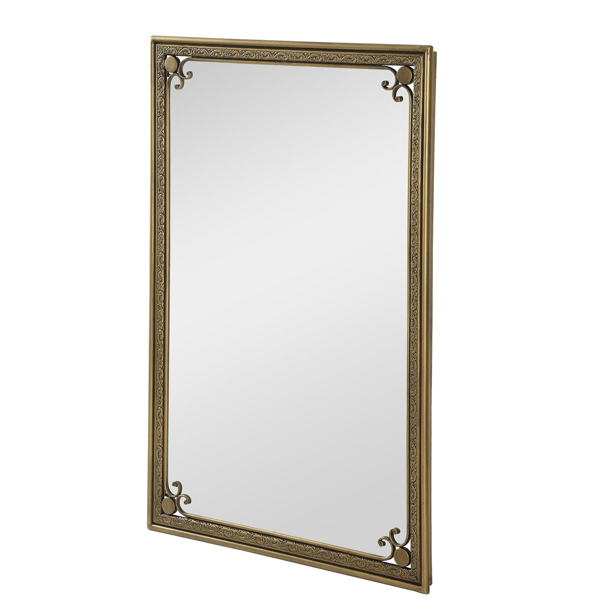 Gold Bathroom Vanity Mirror for Wall 24' x 36' Modern Rectangle Mirror