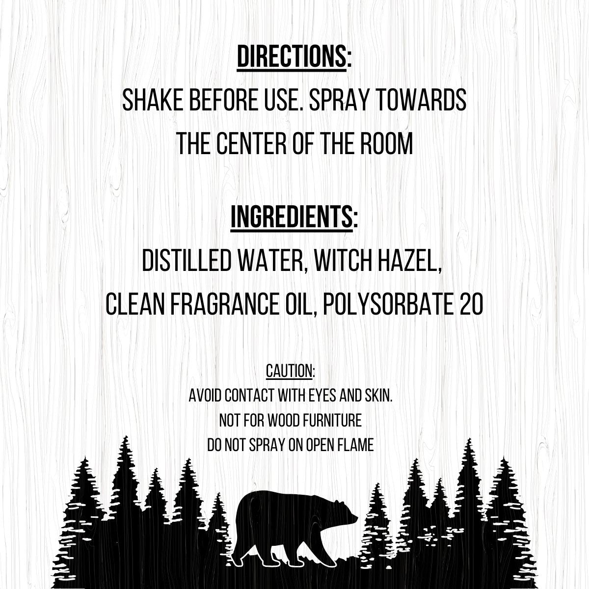 Sugar Bear Room Spray