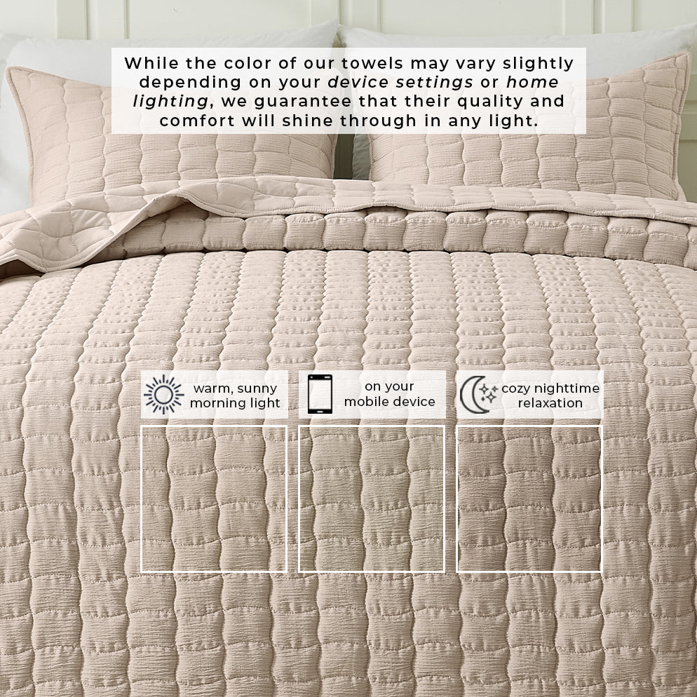 Gauze Quilt Set – Wave Stitch Collection