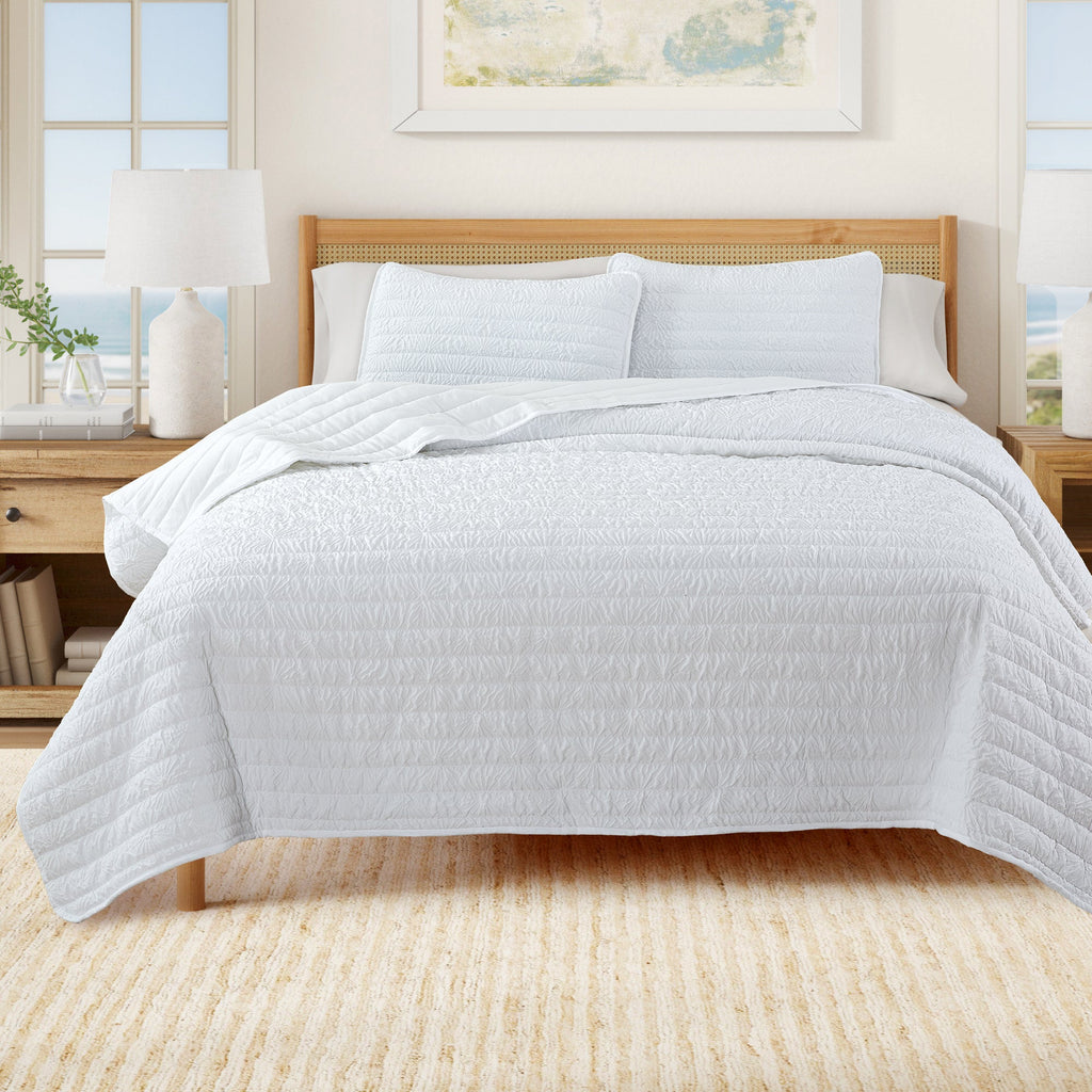 Floral Embossed Quilt Set – Floral Microsculpt Collection