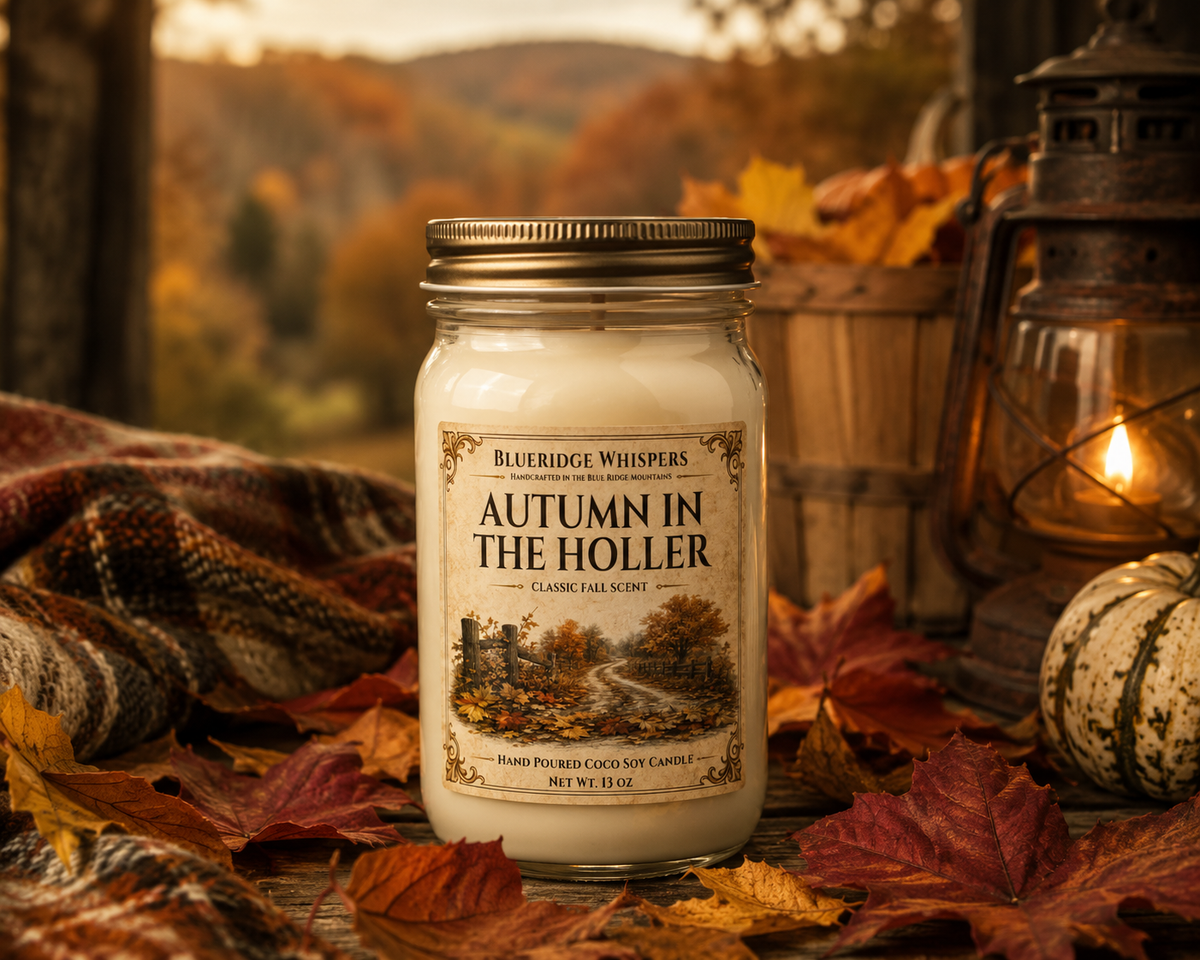 Autumn in the Holler – Fallen Leaves Coco – Soy Candle