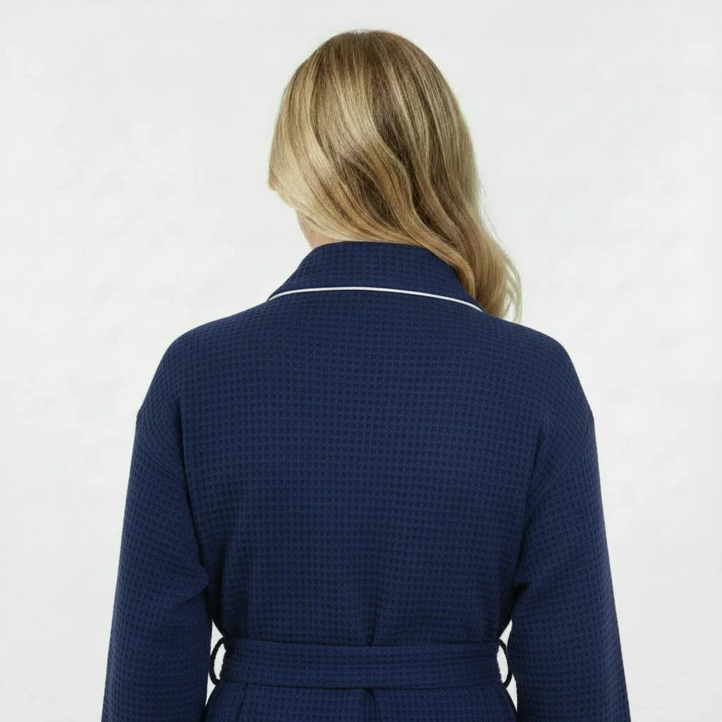 Knee – Length Waffle Robe for Women
