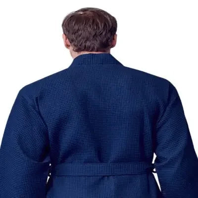 Waffle Spa Bathrobe for Men – Absorbent, Lightweight