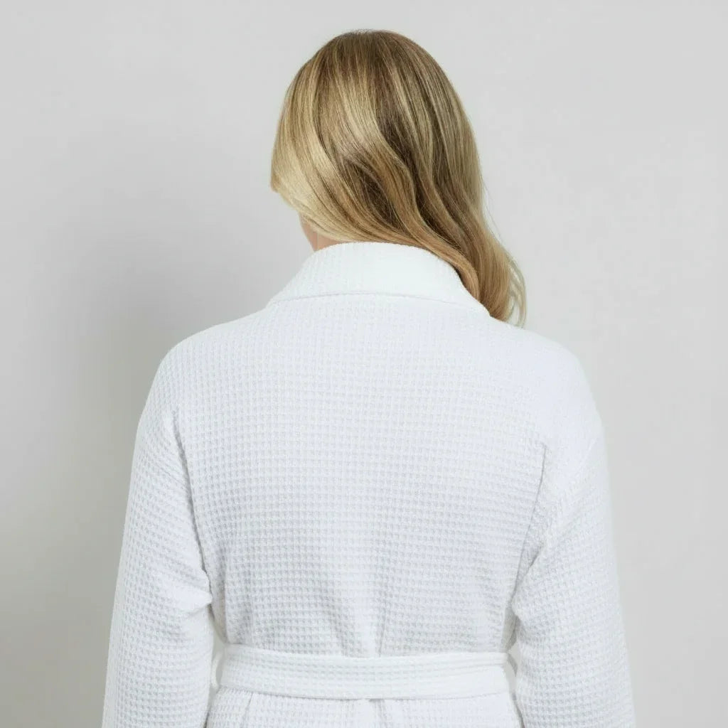 Knee – Length Waffle Robe for Women