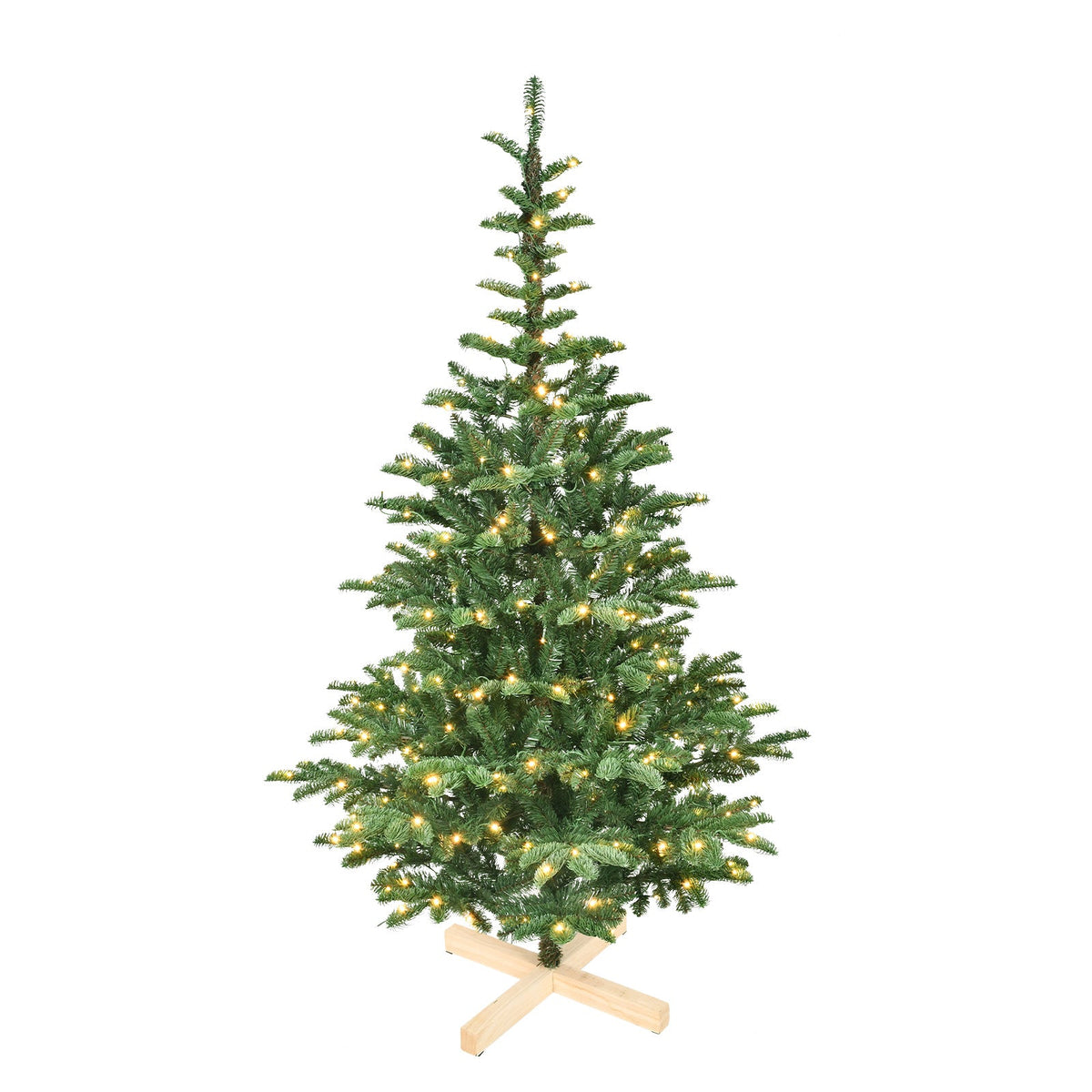 7ft Pre – Lit Christmas Tree with 400 Warm White LED Lights