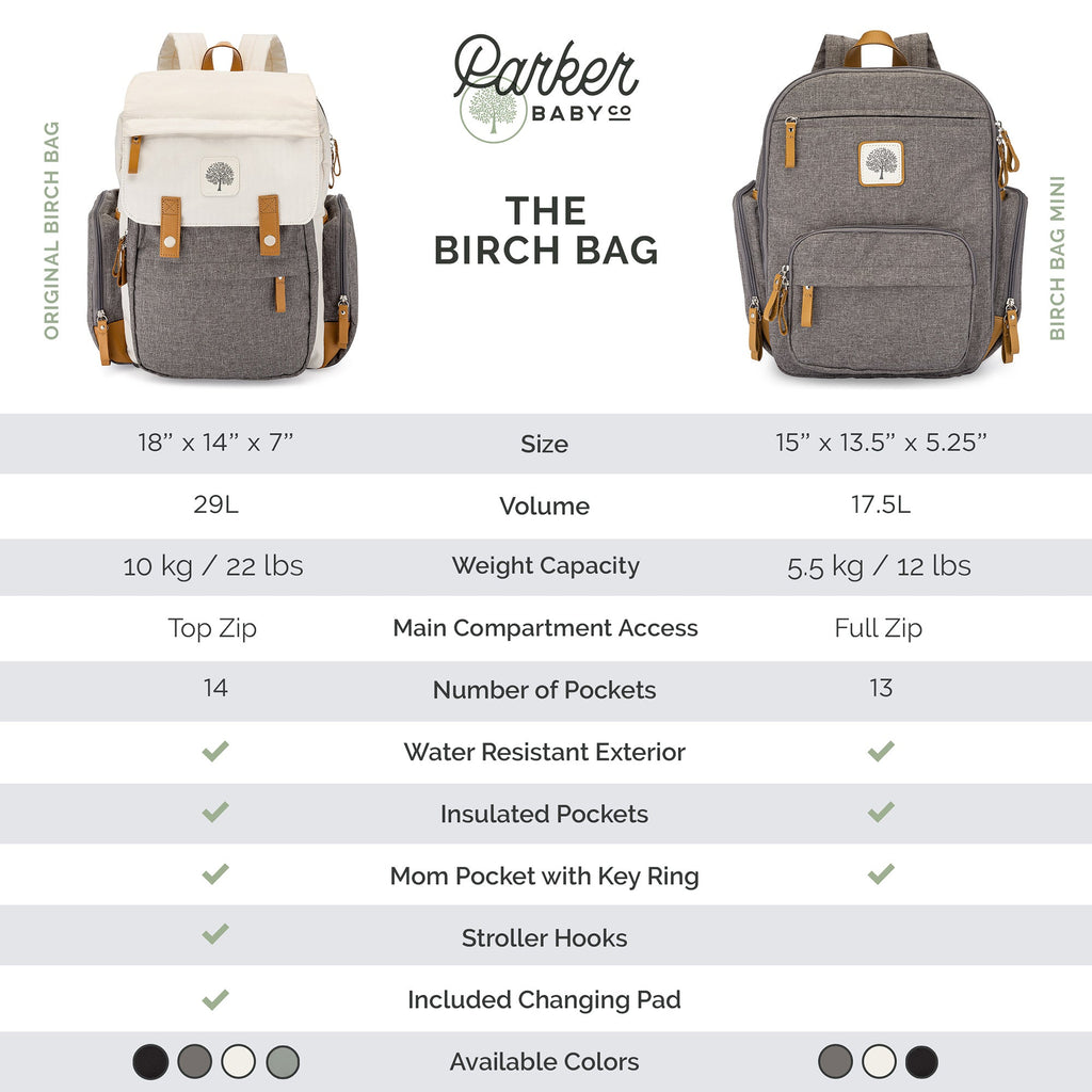 Birch Bag – Diaper Backpack