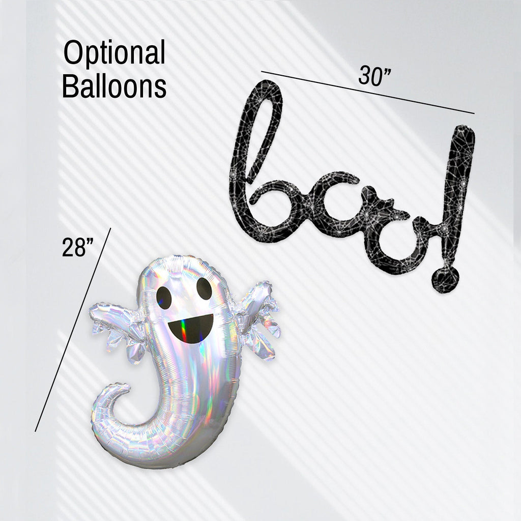 Classic Halloween Balloon Garland Kit – Black, Orange, Ghost & Bats