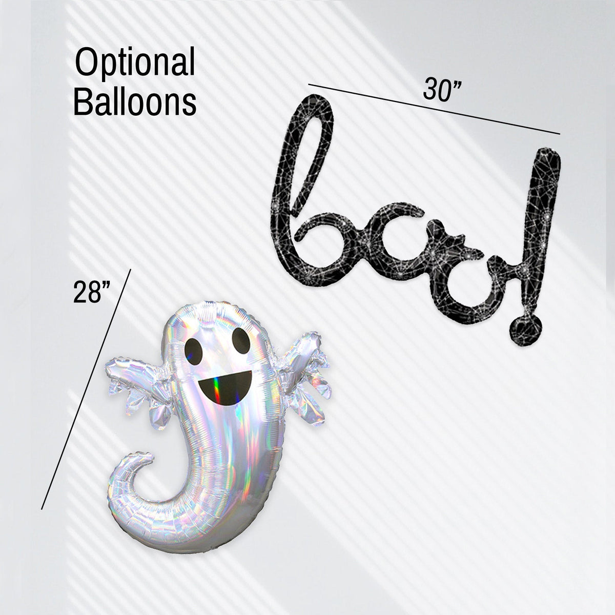 Classic Halloween Balloon Garland Kit – Black, Orange, Ghost & Bats