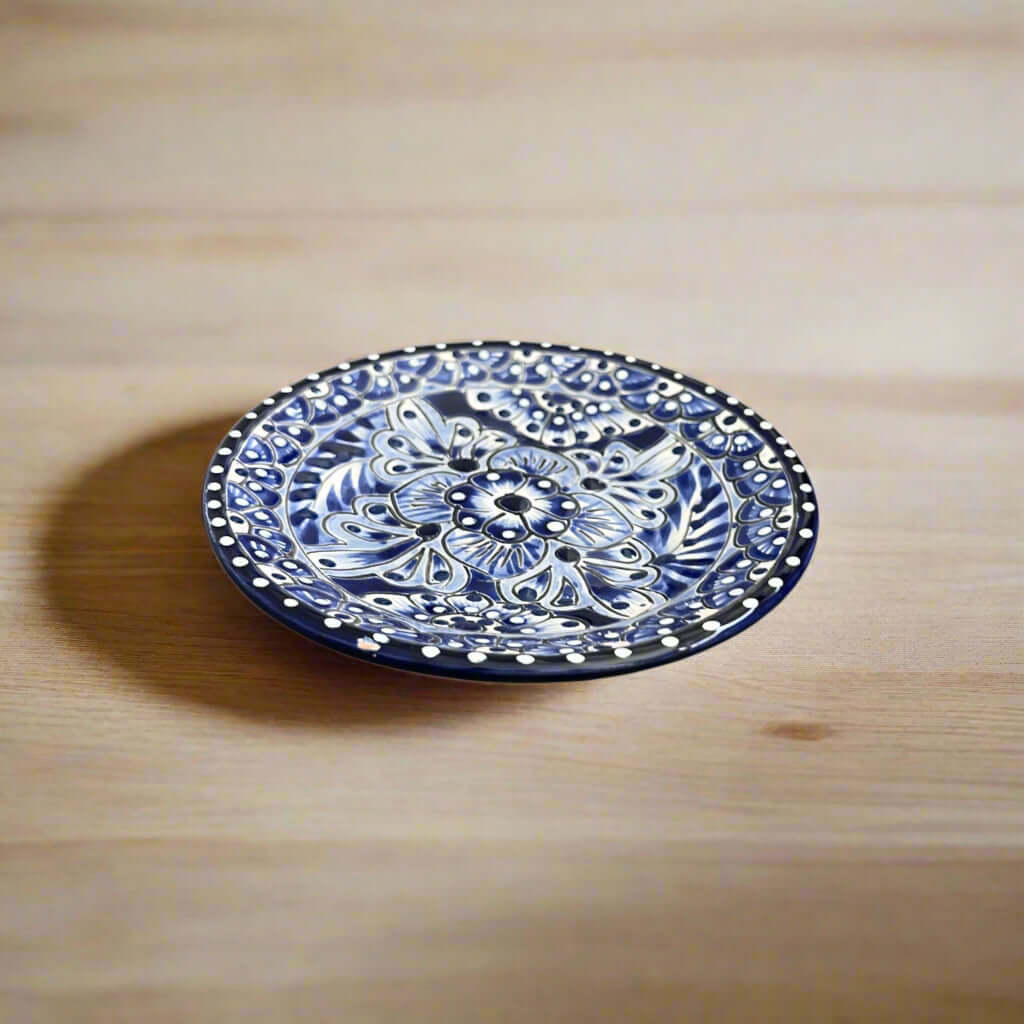 Blue & White Talavera Dinnerware Set | 12 – Piece Set