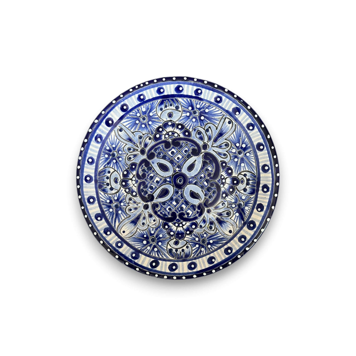 Blue & White Talavera Dinnerware Set | 12 – Piece Set