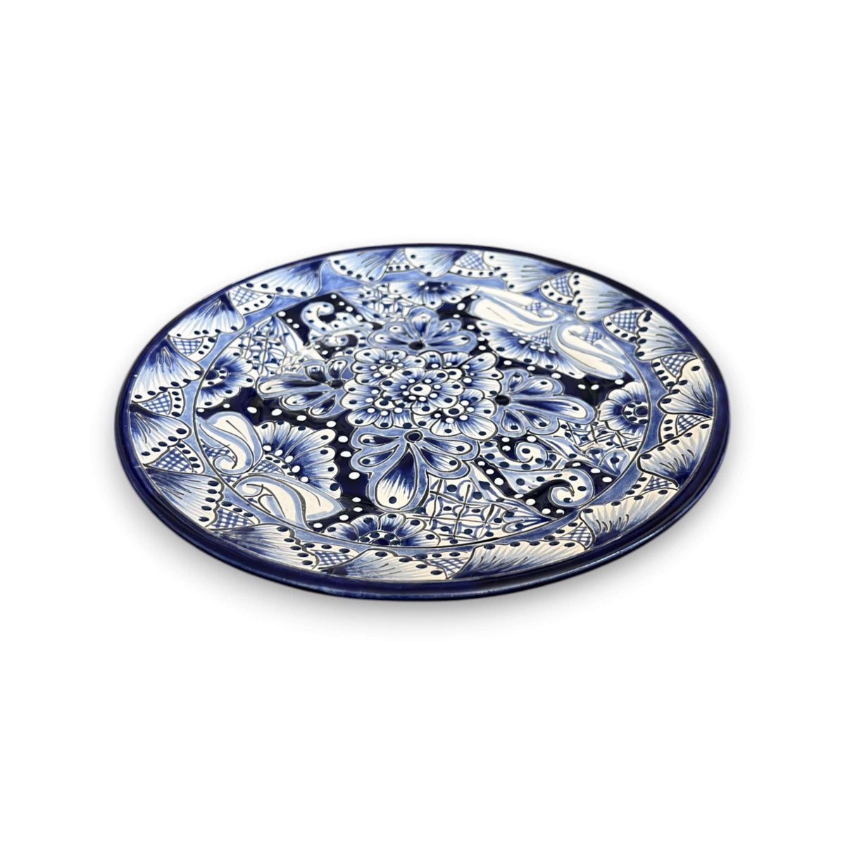 Blue & White Talavera Dinnerware Set | 12 – Piece Set for 4