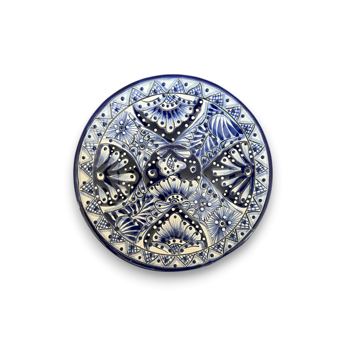 Blue & White Talavera Dinnerware Set | 12 – Piece Set