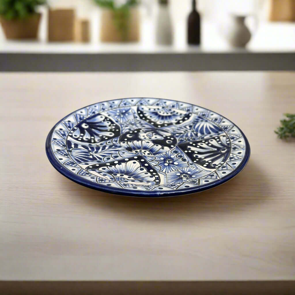 Blue & White Talavera Dinnerware Set | 12 – Piece Set for 4