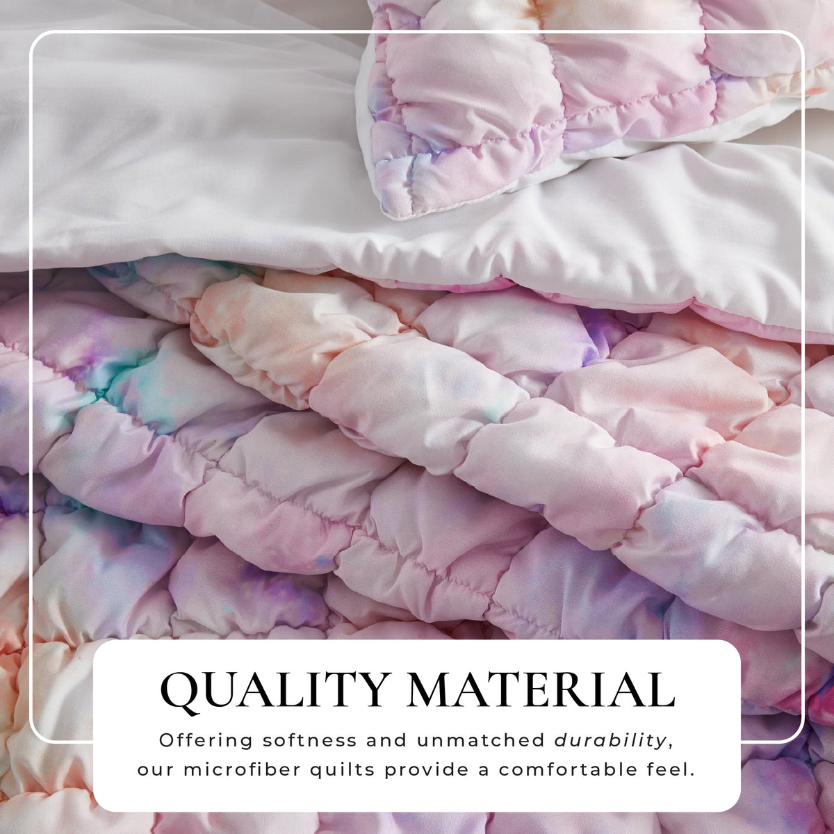 Puff Marshmallow Texture Quilt Set – Marshmallow Collection