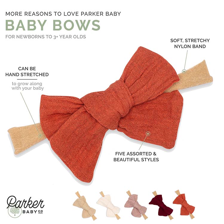Maple Set – Bows and Headbands – 5 Pack