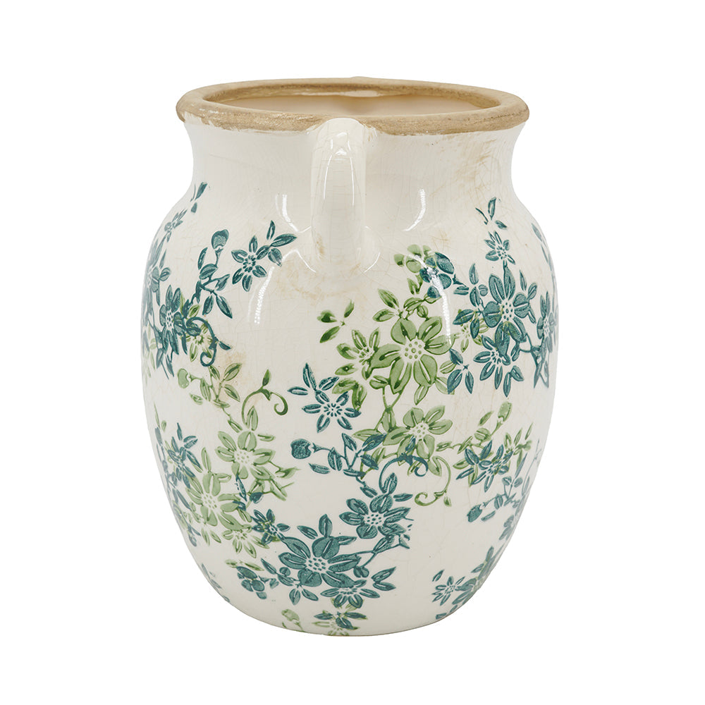 Floral Twin – Handle Vase