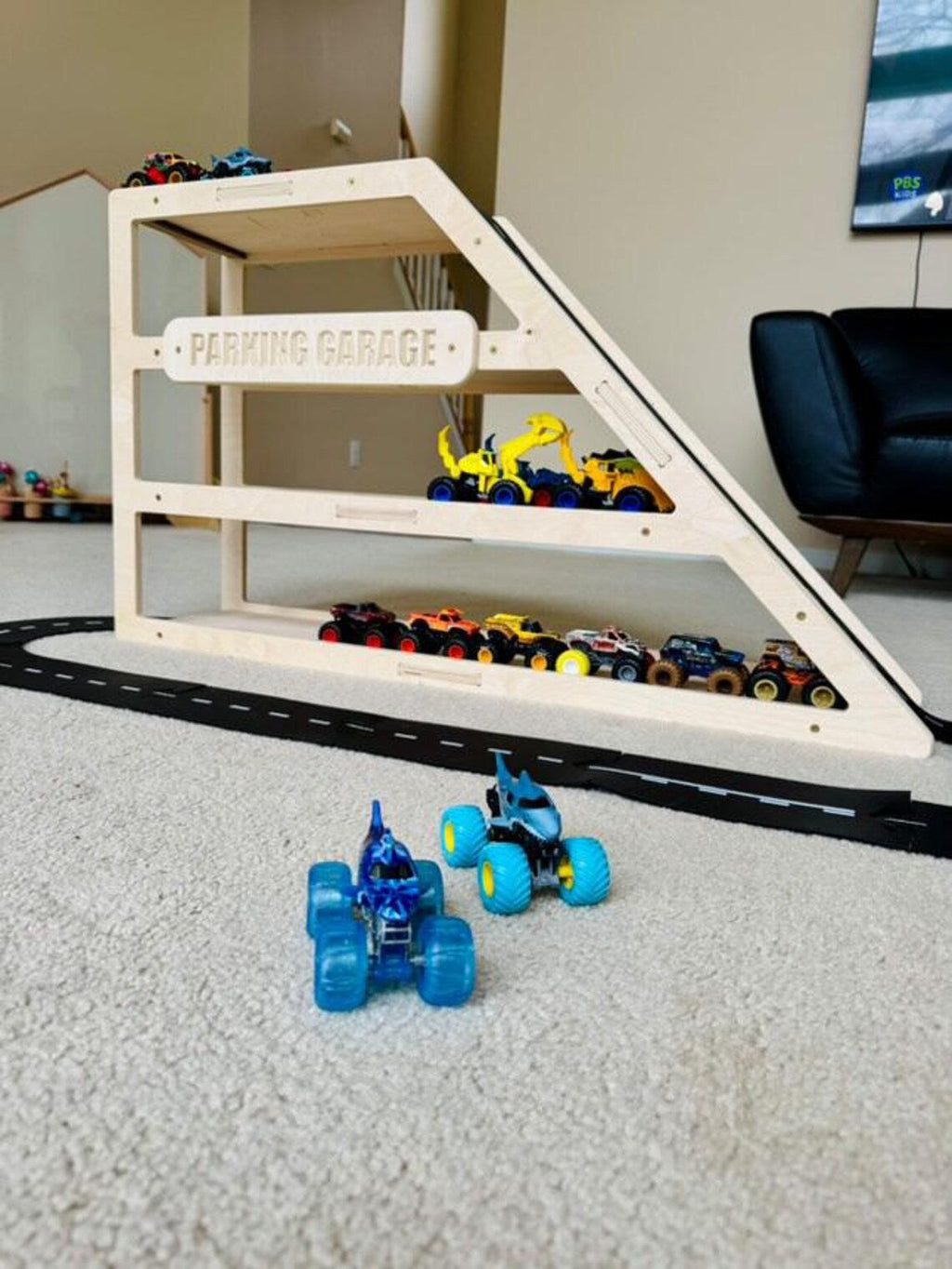 CAMDEN – Toy Car Storage + Ramp