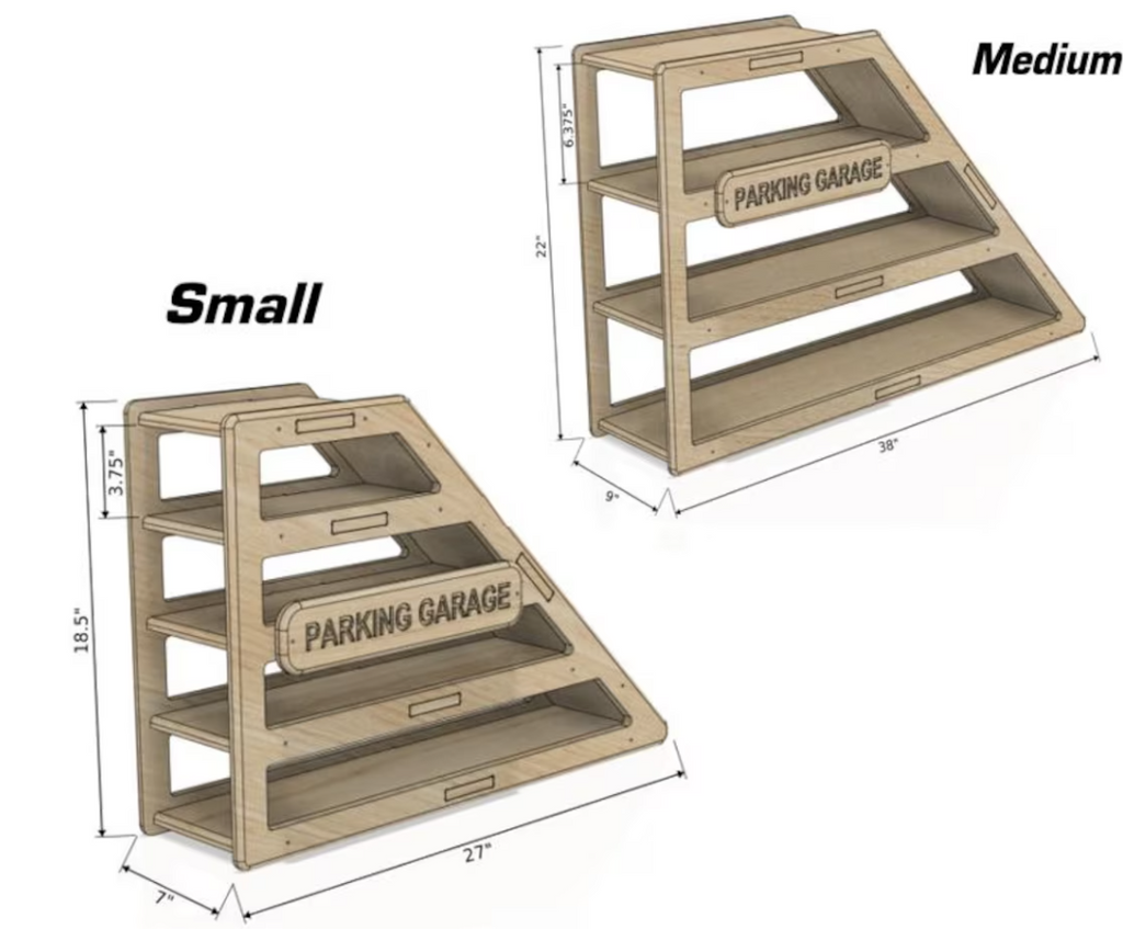 CAMDEN – Toy Car Storage + Ramp