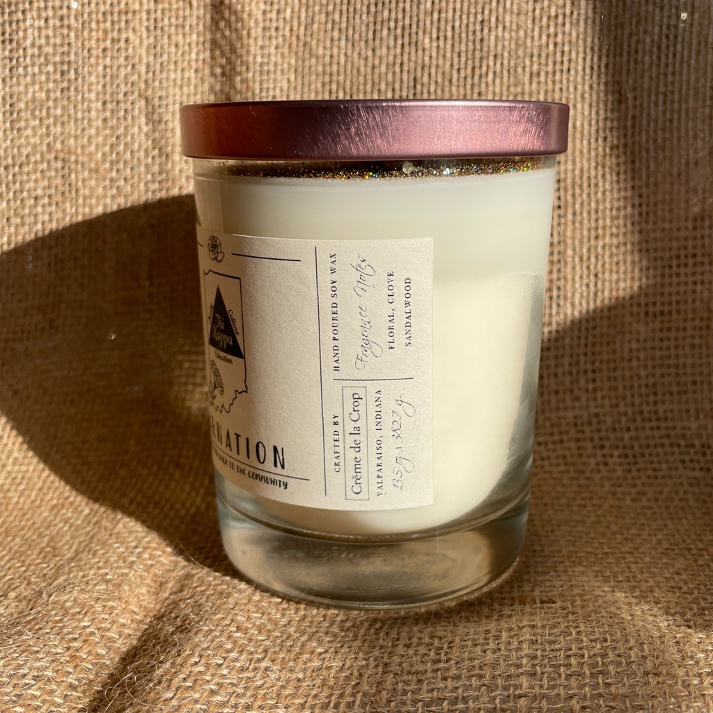 Soy Candle – Tri Kappa (Carnation)