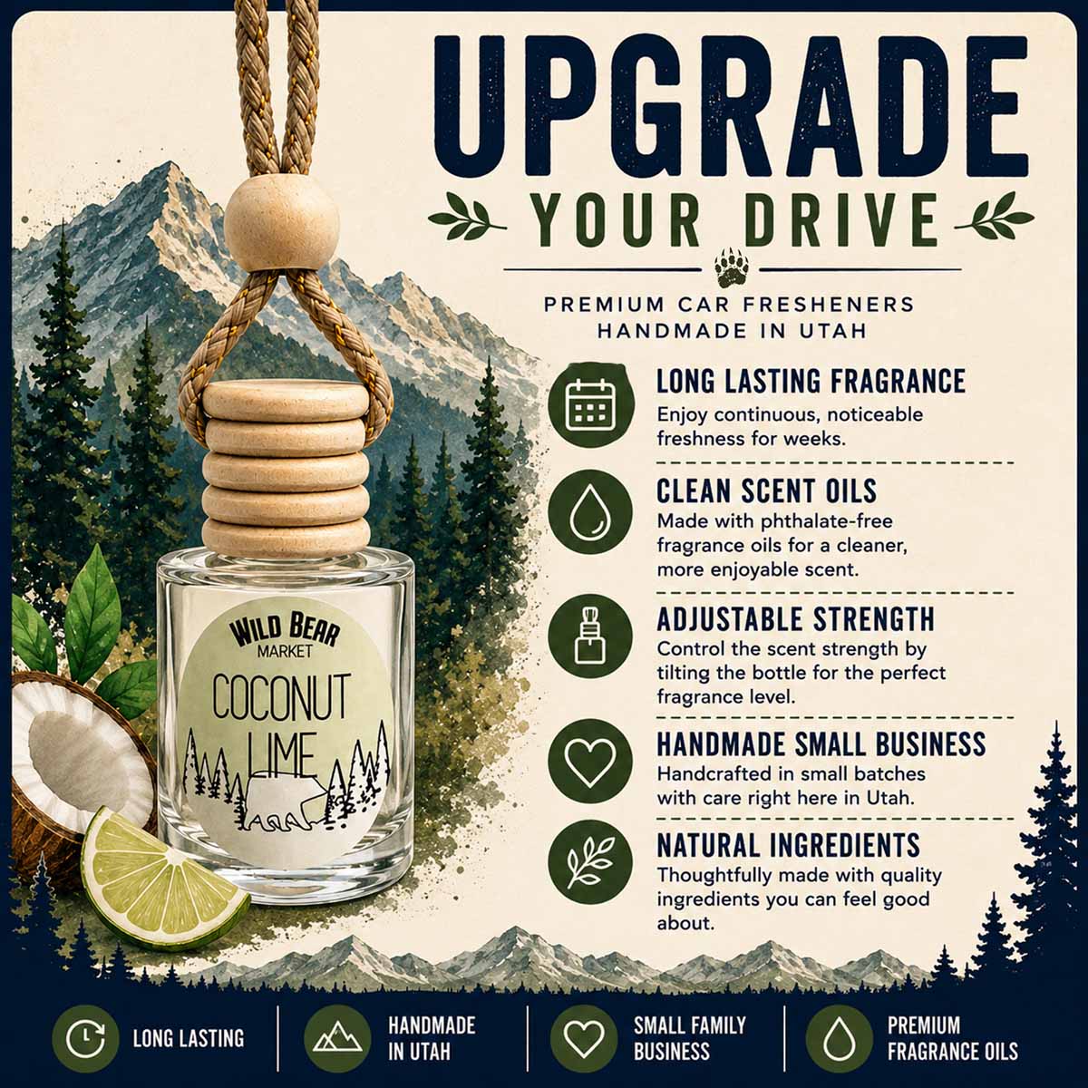 Honeysuckle Bliss Car Freshener