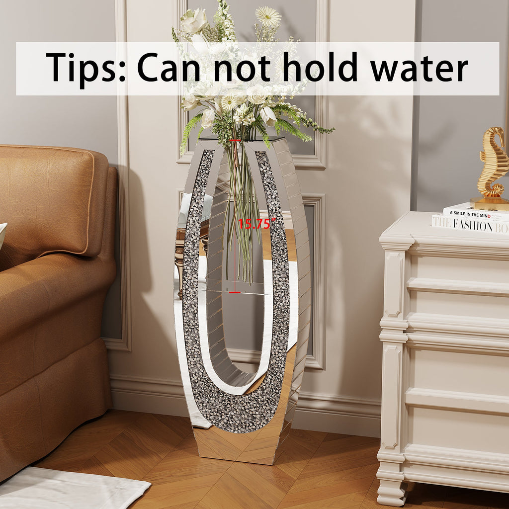 U – Shaped Tall Decorative Floor Vase