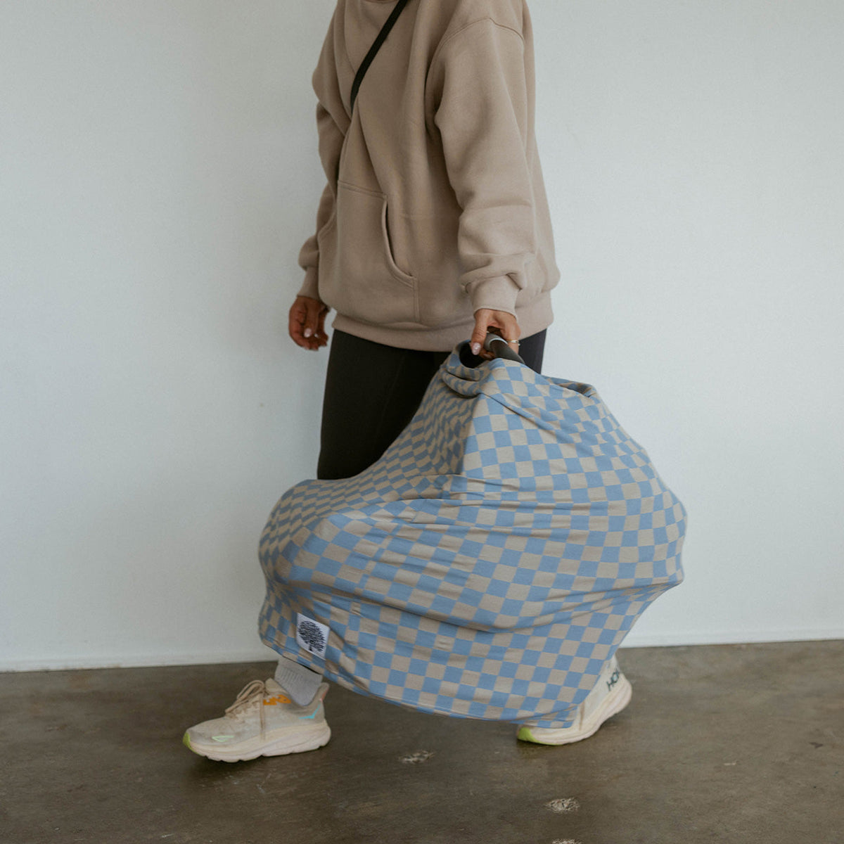 Multi – use Cover, Stormy Blue Checker