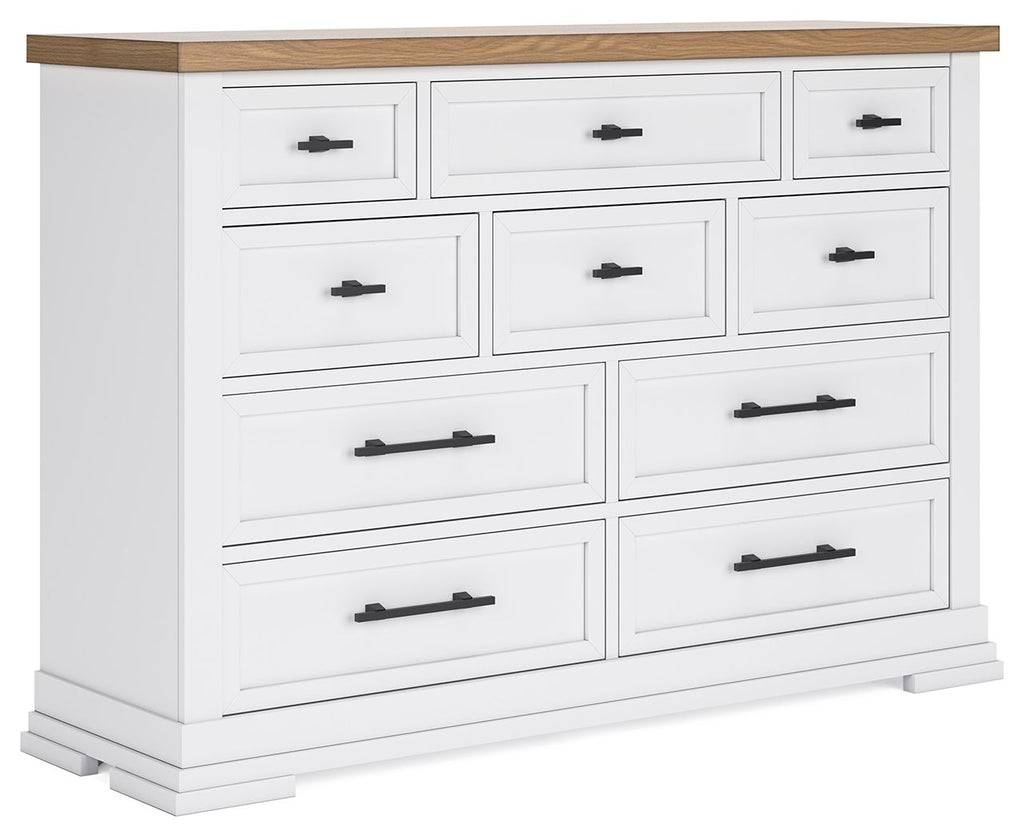 Ashbryn – Dresser – White / Natural