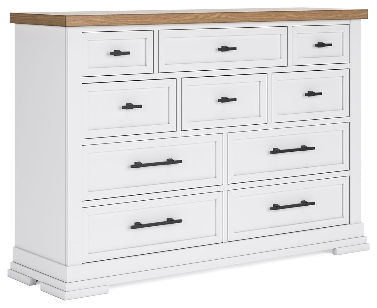 Ashbryn – Dresser – White / Natural