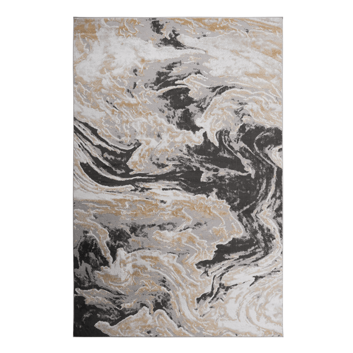 Naar Payas Collection D.Grey Abstract Area Rug