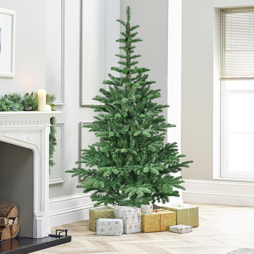 7ft Pre – Lit Christmas Tree with 400 Warm White LED Lights