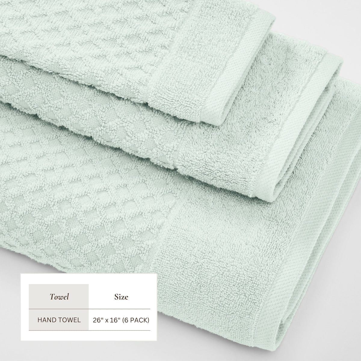 Cotton Diamond Waffle Weave Bath Towel Set – Grayson Collection