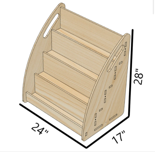 SARAFINA + FINA – Toy Shelf + Bookshelf