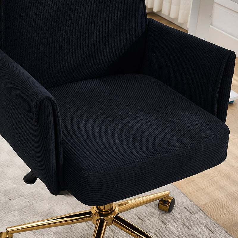 Mid – Back Liftable Office Chair in Black
