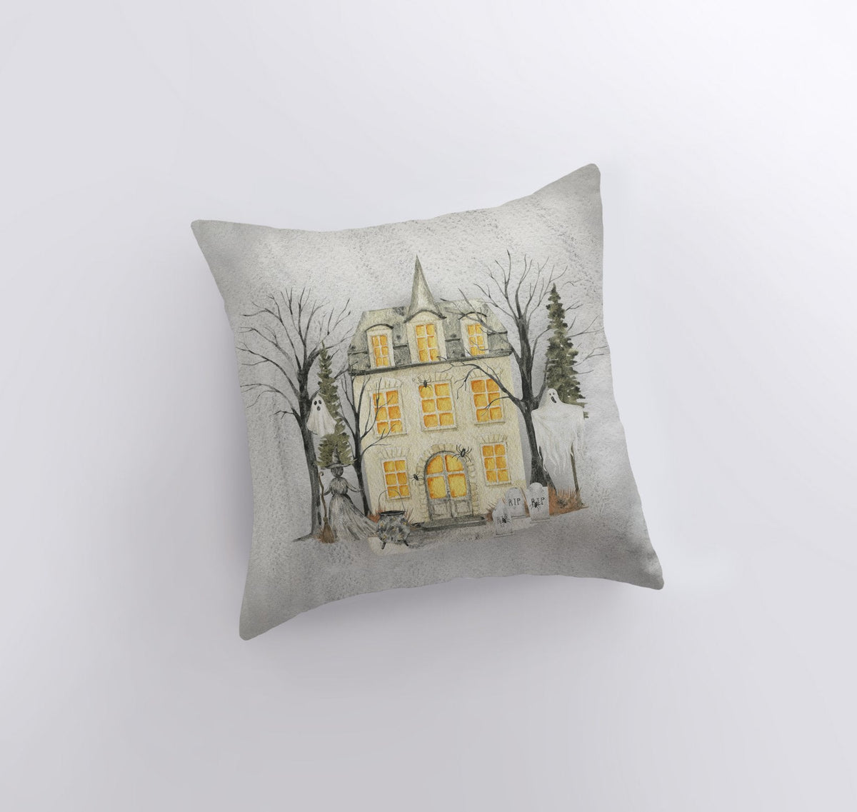 Halloween Spooky House Pillow