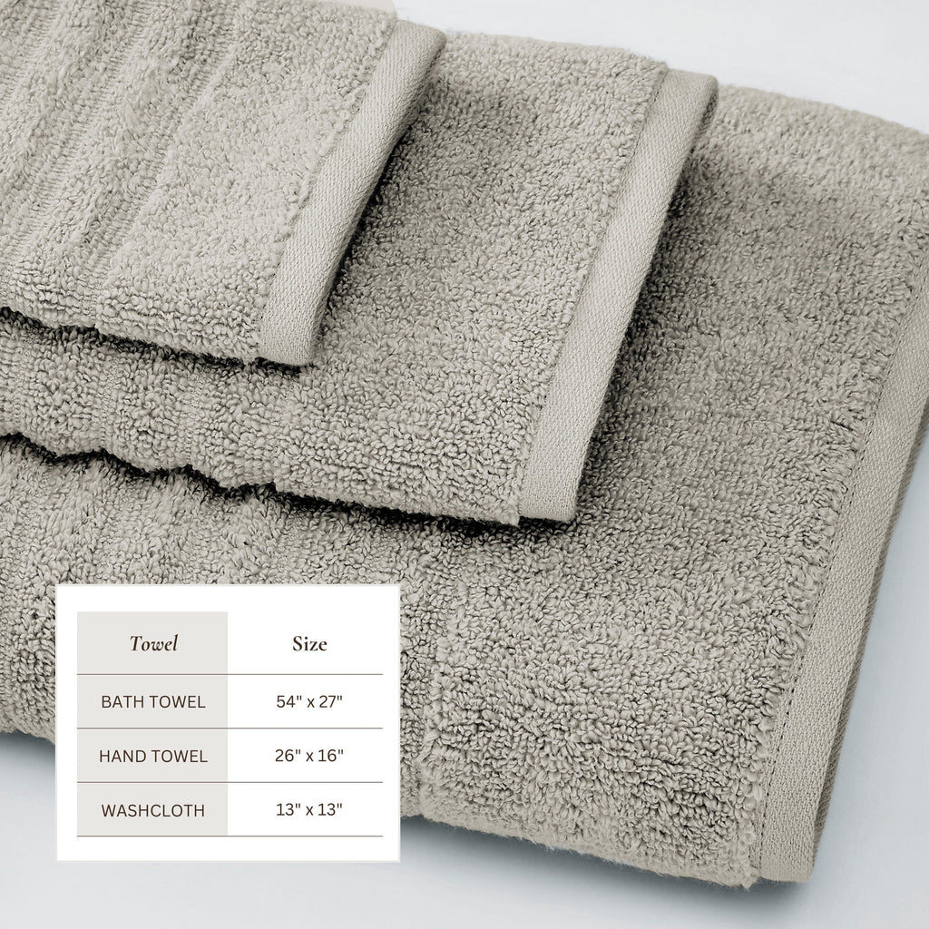 Luxury Combed Cotton Bath Towel Set – Karina Collection