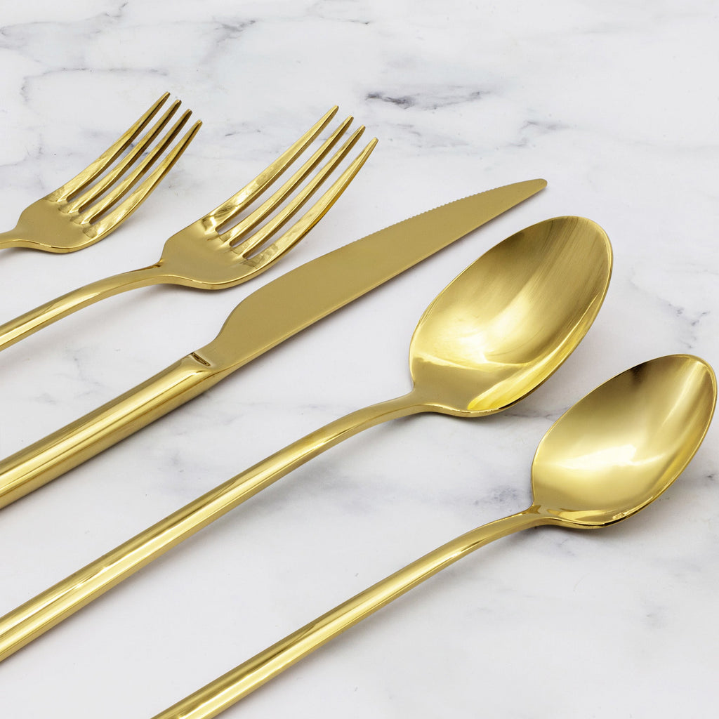 Emilia Mirror 20 – Piece Flatware Set