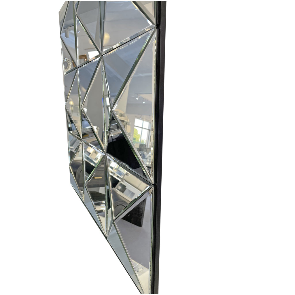 3D Mirror Wall Decor – Beveled Glass Large Square Wall Mirror