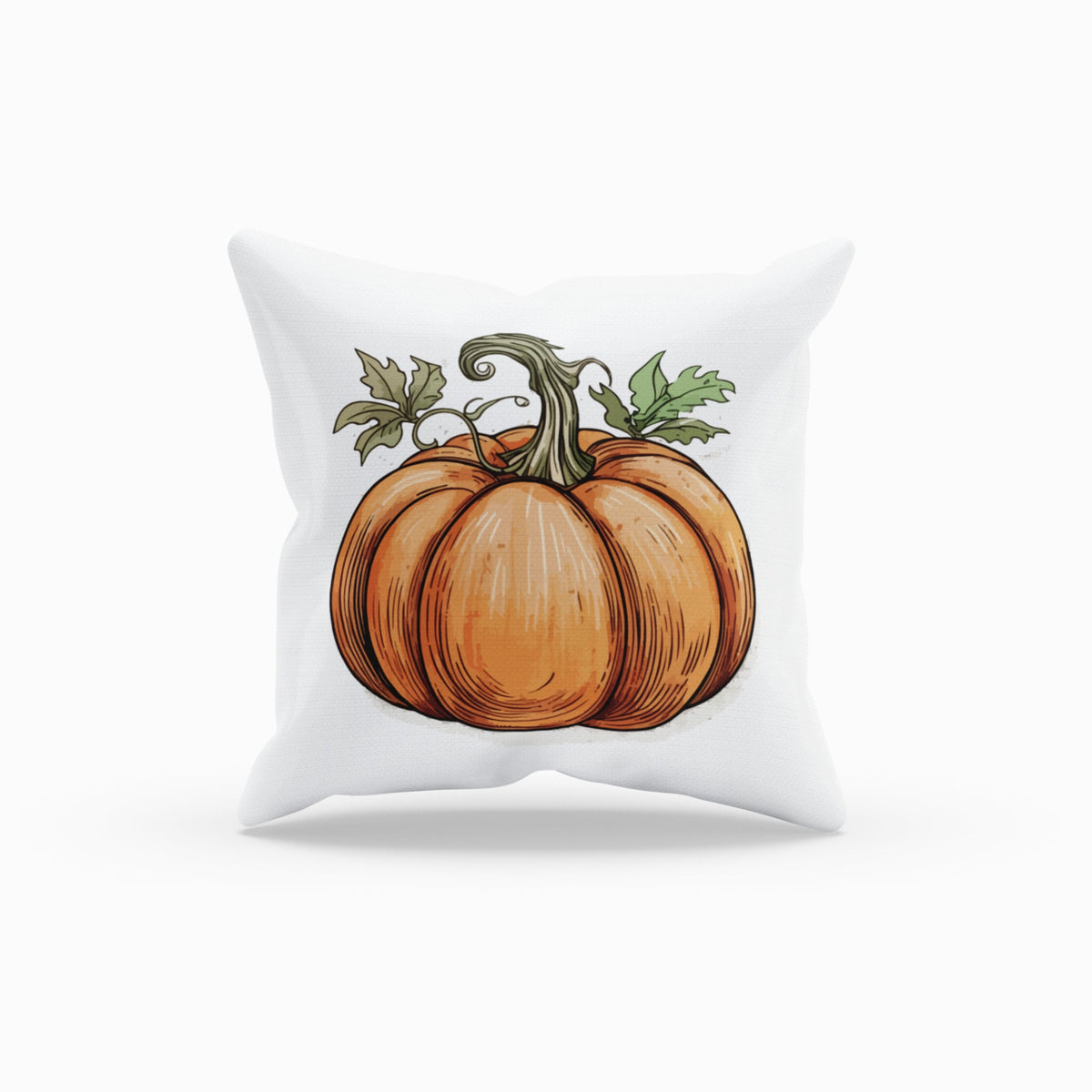 Pumpkin Pattern Throw Pillow Fall Season Home Decor Pillow by