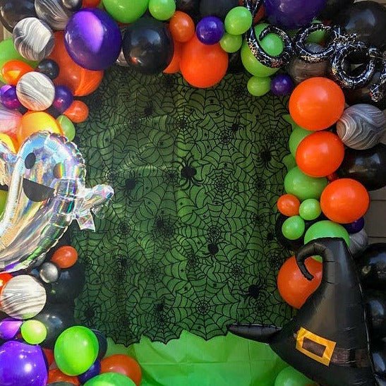Halloween Balloon Garland Kit – Purple and Lime Green