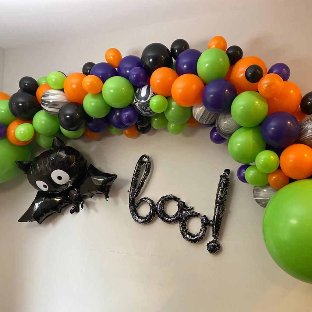 Halloween Balloon Garland Kit – Purple and Lime Green