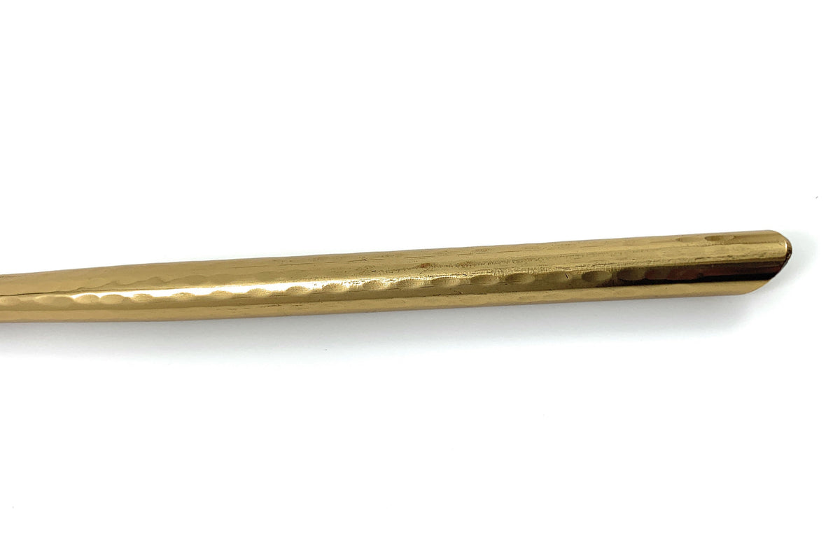 Vibhsa Gold Silverware Teaspoons/Dessert Spoons Set of 6