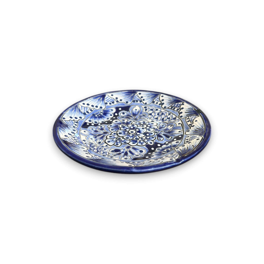 30 – Piece Talavera Dinnerware Set | Blue & White Tableware for 6