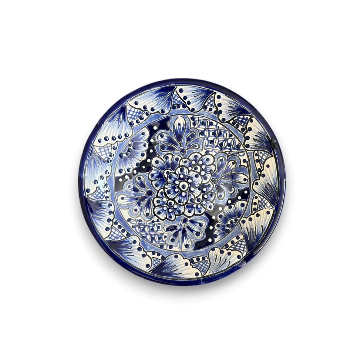 Talavera Dinnerware Set | 20 – Piece Blue & White Tableware for 4