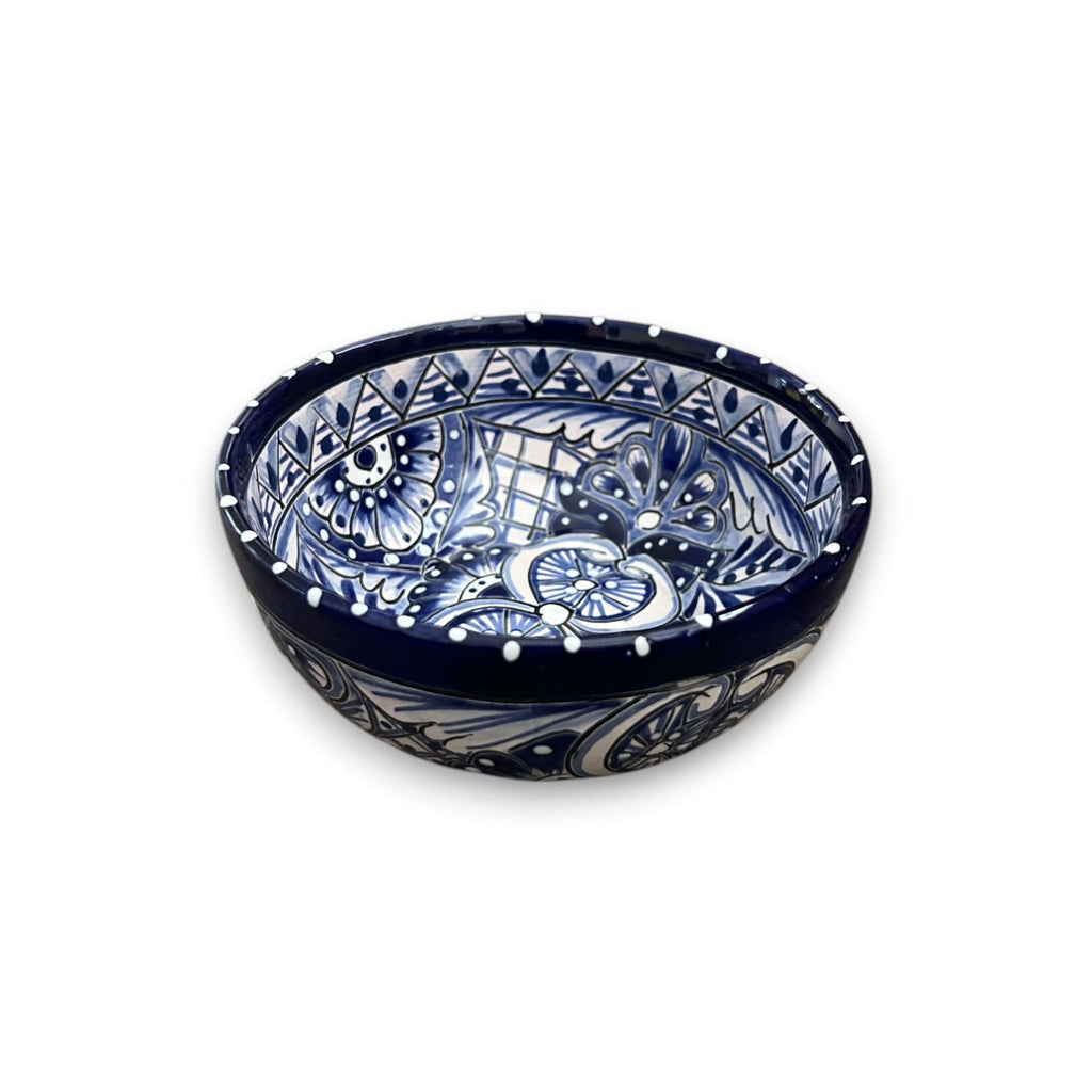 Talavera Dinnerware Set | 20 – Piece Blue & White Tableware for 4