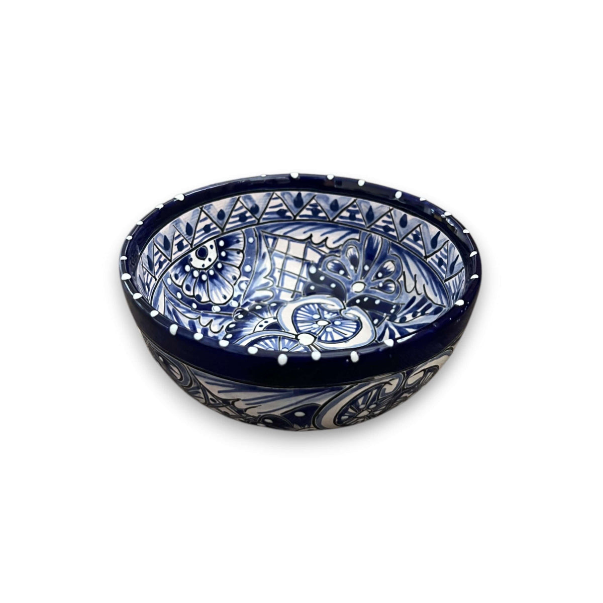 Talavera Dinnerware Set | 20 – Piece Blue & White Tableware for 4