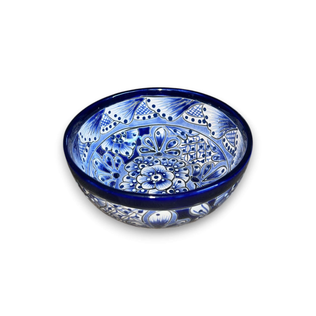 30 – Piece Talavera Dinnerware Set | Blue & White Tableware for 6